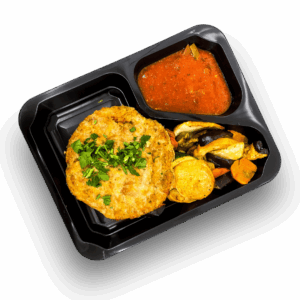 Fit burger drobiowy z natką pietruszki