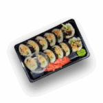 Sushi zestaw pieczony łosoś