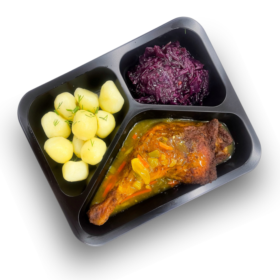 Kaczka w sosie pomarańczowym